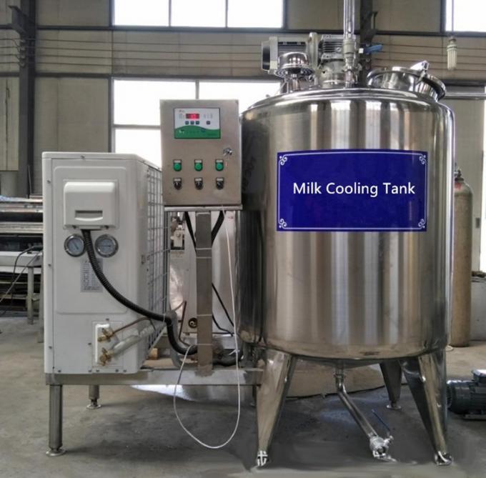 Edelstahl-abkühlender Behälter, kundengebundene Milch-kühlende Maschinen-Vertikalen-Art