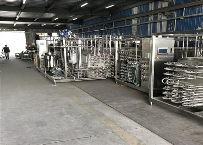 Steuerscheibe-Art Entkeimer UHT-Sterilisierung 1000L Maschine PLC für Milch-Industrie