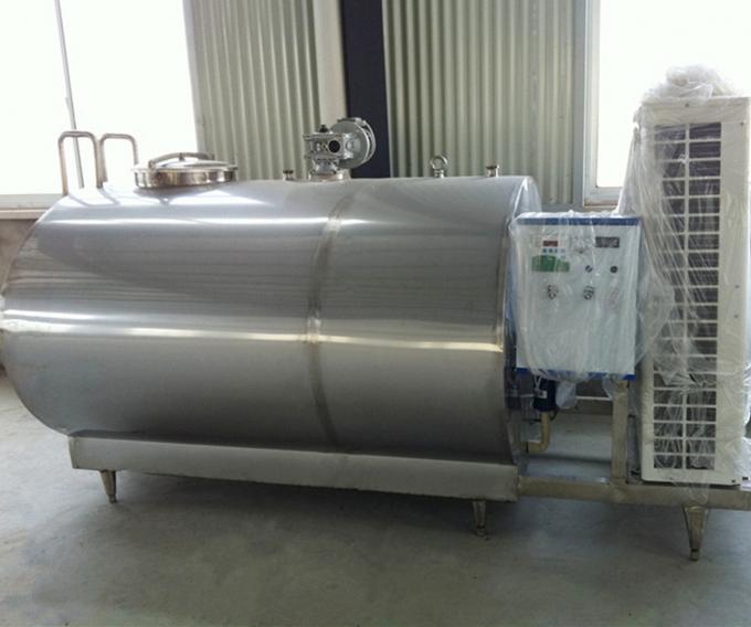 Der horizontale einfache Milchkühlungs-Behälter funktionieren mit Kühlschrank-Luftkompressor