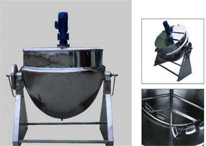 Edelstahl-elektrischer Dampf-Mantelkessel, elektrischer Kippenkessel für Lebensmittelindustrie