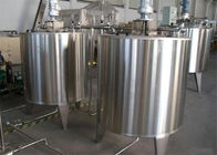 Milk Storage Tank / Stainless Steel Mixing Tank With Agitator Blending Vessel