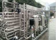 Milk Steam Heating UHT Processing Equipment , Automatic Tubular Sterilization  KQ-15000L