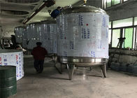 304 316 Stainless Steel Fermentation Tanks / Industrial Storage Tank For Fruit Wine