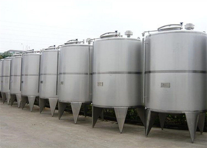 Jacketed Stainless Steel Mixing Tanks , SS Fermentation Tanks For Beverage Products