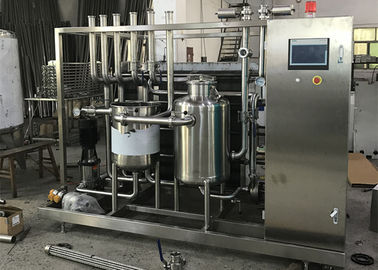 China Saft flüssige H-Milchmaschine, halb automatische Platten-Art Sterilisator-Ausrüstung usine